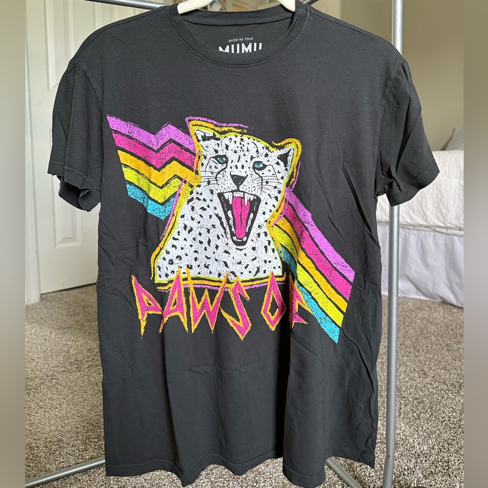 Show Me Your MuMu Gray Graphic Tee